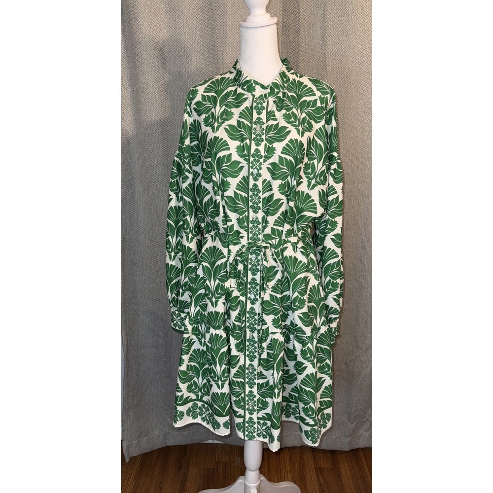 Alex Marie Wren Mini Dress Women's Size 12 Tropical Oasis Green Print Dillard's
